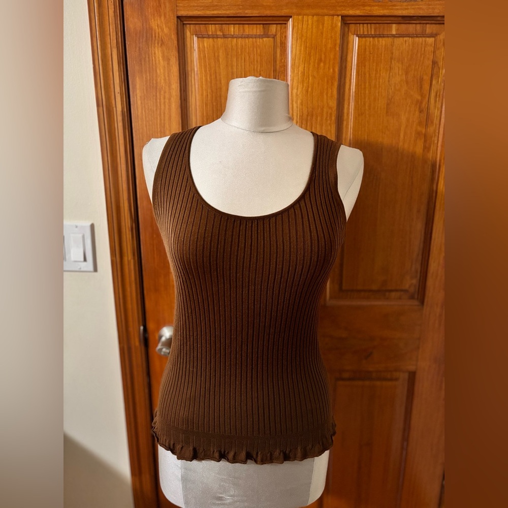 Missoni Brown Knit Top Short Sleeved